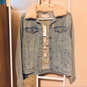 Minkpink Beauty And The Beast Denim Jacket
